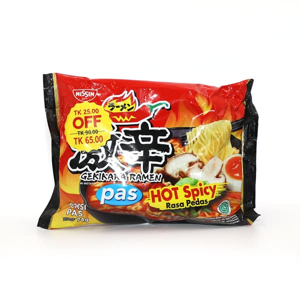 Nissin Gekikara Ramen Hot Spicy 74g Id